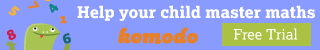 Komodo is the effective and rewarding way of helping your child learn maths at home.